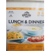 Сублімована їжа Augason Farms Lunch and Dinner 92 порції Зберігання 10-30 років! США