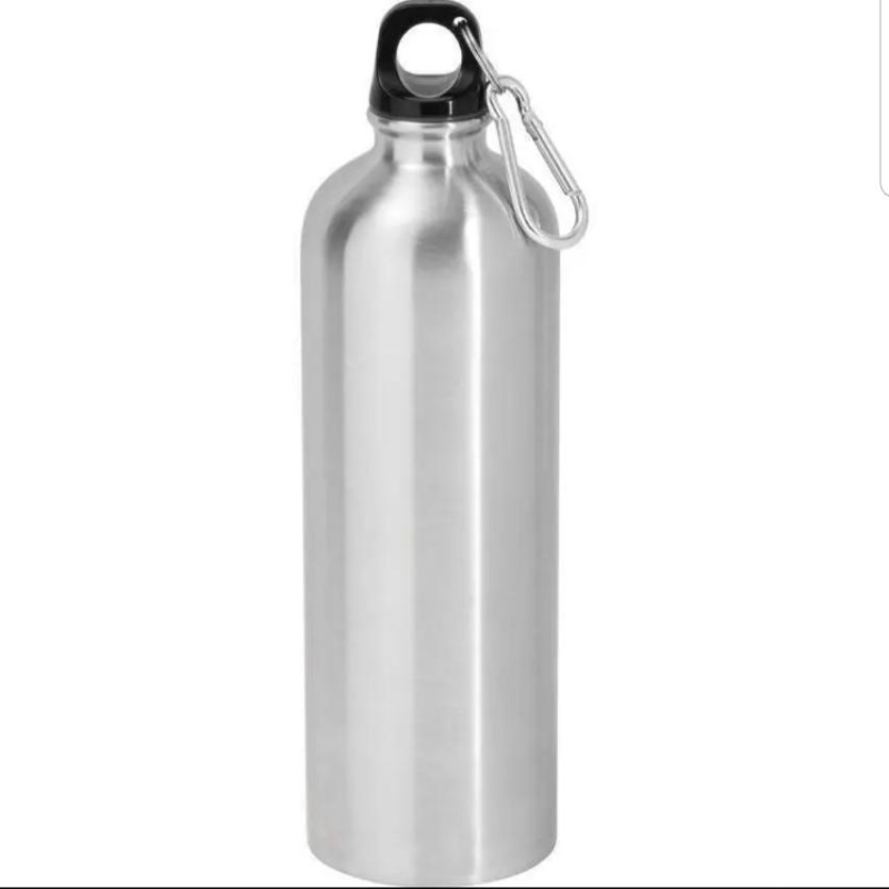 Пляшка фляга алюмінієва 750 мл карабін Пляшка фляга алюмінієва 750 мл карабін