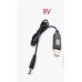 Кабель живлення роутера USB 9вольт 1метр Кабель живлення роутера USB 9вольт 1метр