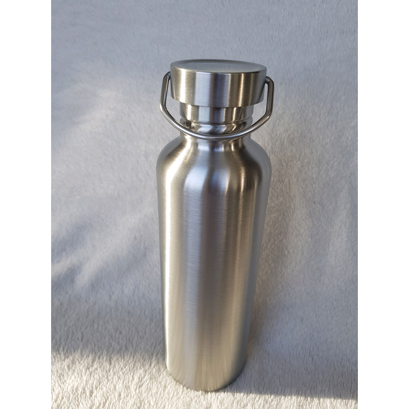 Фляга пляшка неіржавка одностінна 1літр із ручкою. Фляга пляшка неіржавка одностінна 1літр із ручкою.