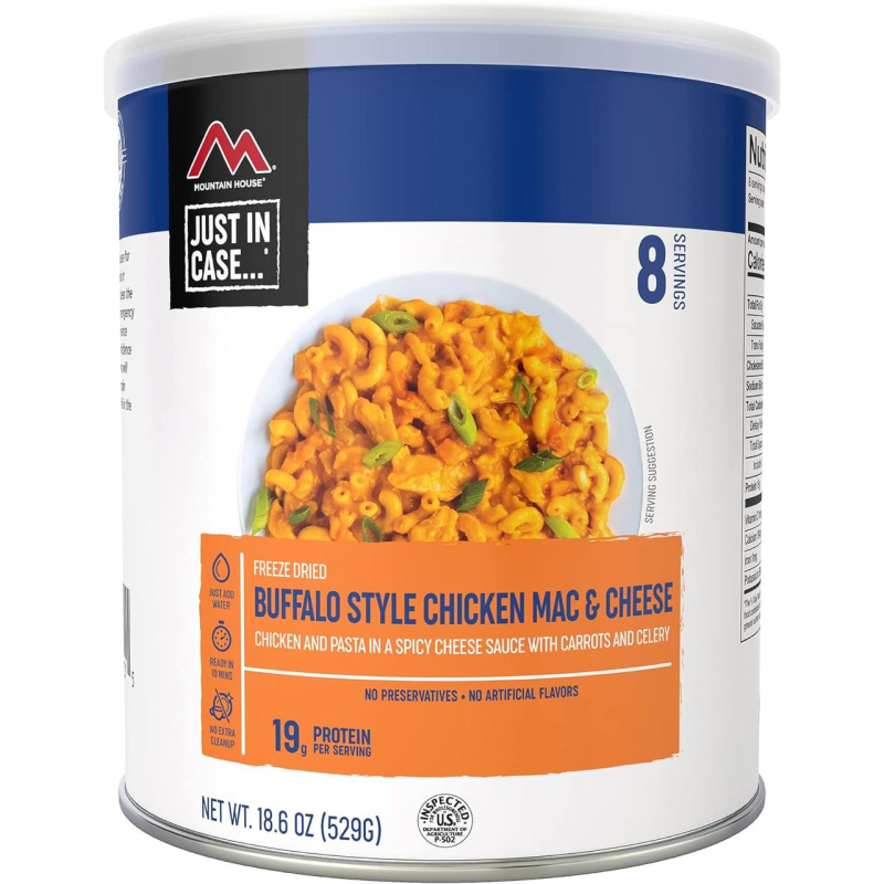 Сублімовані продукти Mountain House BUFFALO-STYLE CHICKEN MAC&CHEESE США 30 років зберігання