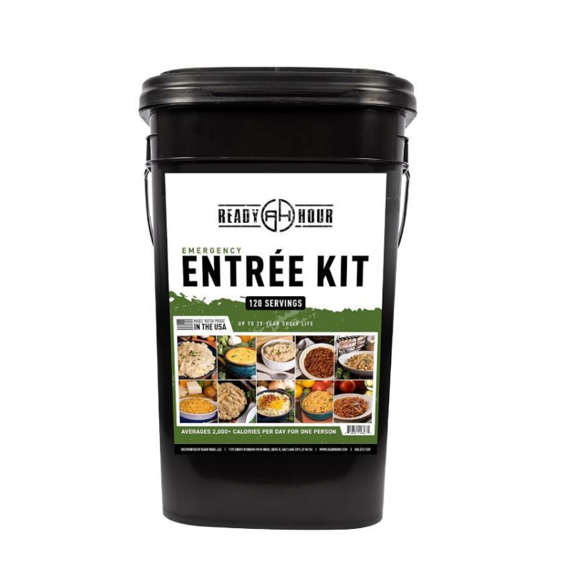 Сублімована їжа Ready Hour 120 порцій основні страви. Зберігання 25 років!