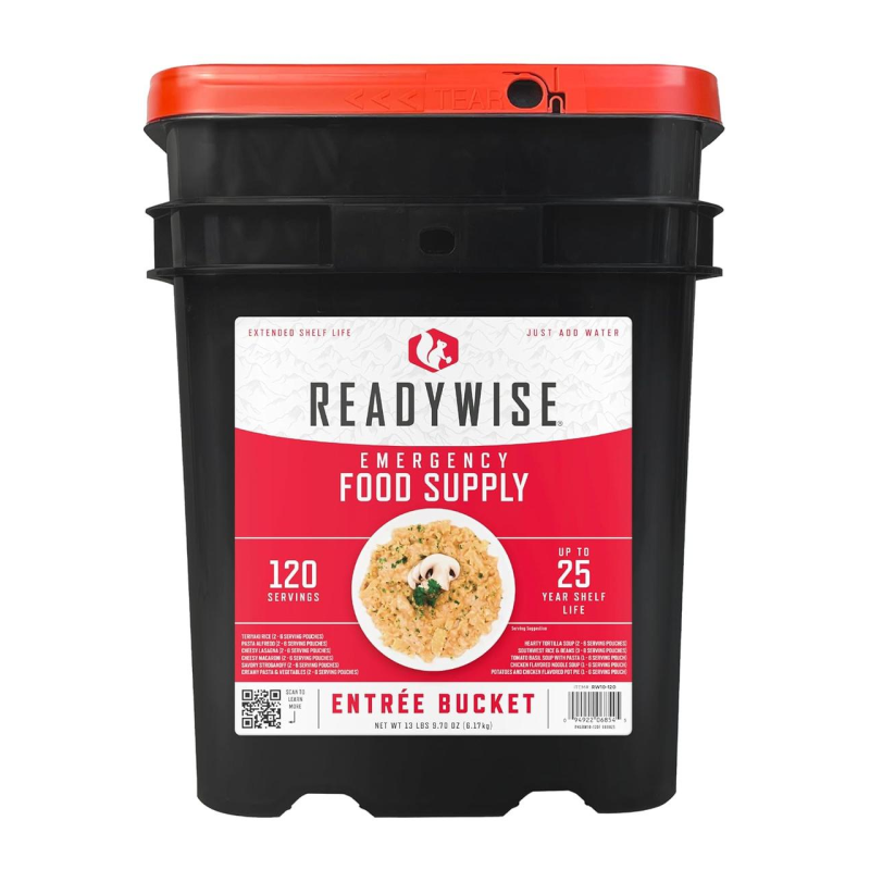 Сублімована їжа READYWISE 120 порцій. Зберігання 25 років!