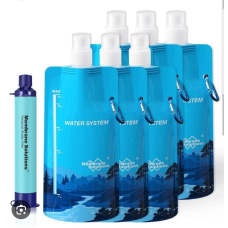 Індивідуальний фільтр Membrane Solutions + 6 пакетів із карабінами. (США)