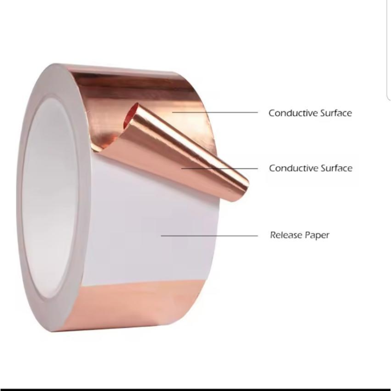 Мідна самоклейка 10 метрів на 5 см Мідна самоклейка 10 метрів на 5 см