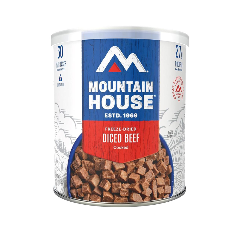 Сублімована їжа Кубики яловичини Mountain House США. Зберігання 30 років!