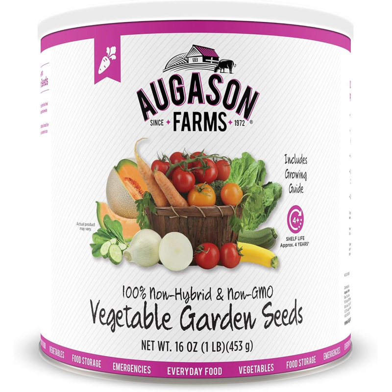 Насіння овочів для городу Augason Farms США 13 сортів Зберігання до сезону 2026!