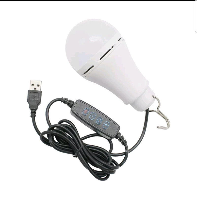 Лампа світлодіодна LED usb 5w ватів. Яскрава. Світильник 2 метри