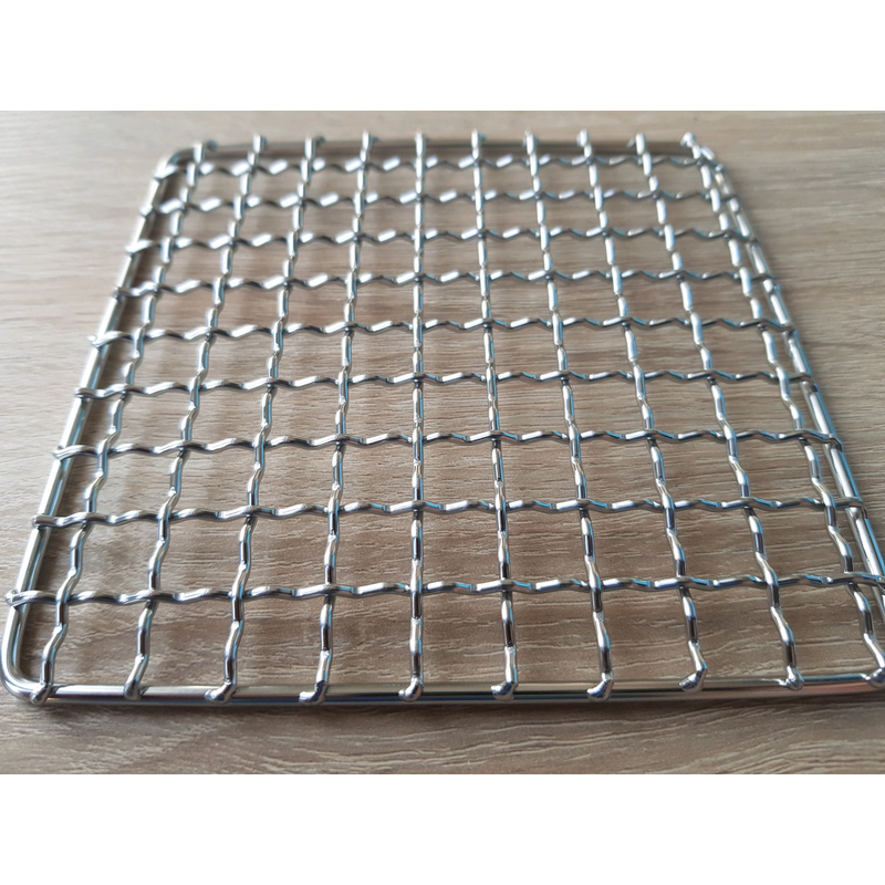 Гриль-решітка неіржавка сталь 13×13 см 75 грамів