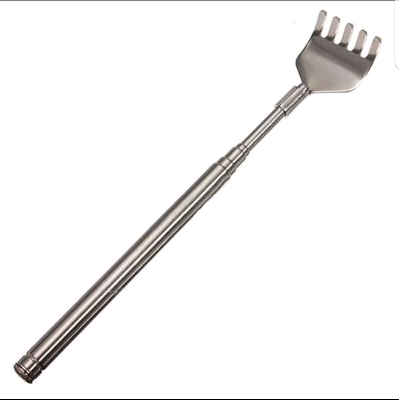 Чесалка. Нержавейка. Телескопічна. 50см